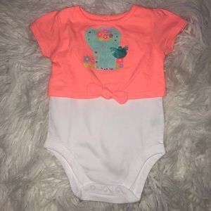 NWOT baby girl onesie